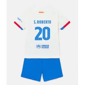 Barcelona Sergi Roberto #20 Udebanesæt Børn 2023-24 Kort ærmer (+ korte bukser)